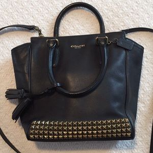 Coach Mini Tanner Studded Legacy Crossbody Bag